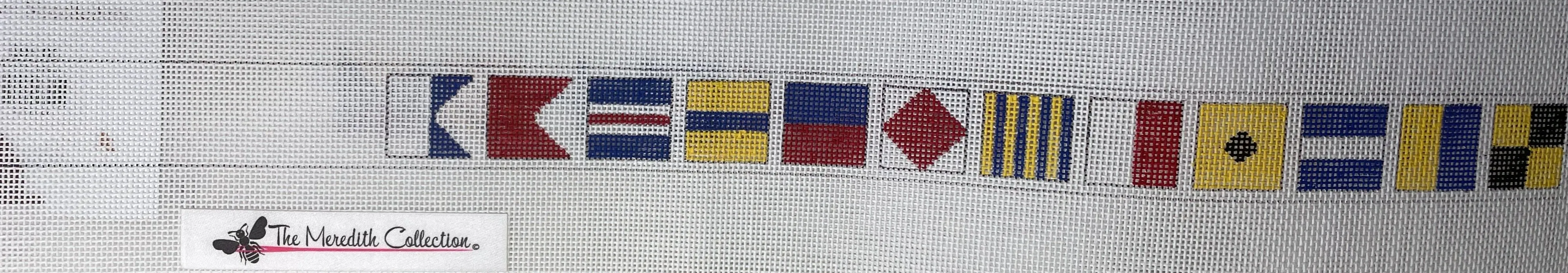 * Meredith Collection 157 Nautical Flag Alphabet Belt- 18m