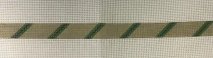 * The Meredith Collection 121cc Diagonal Stripe Khaki/ Green/ Navy 13m