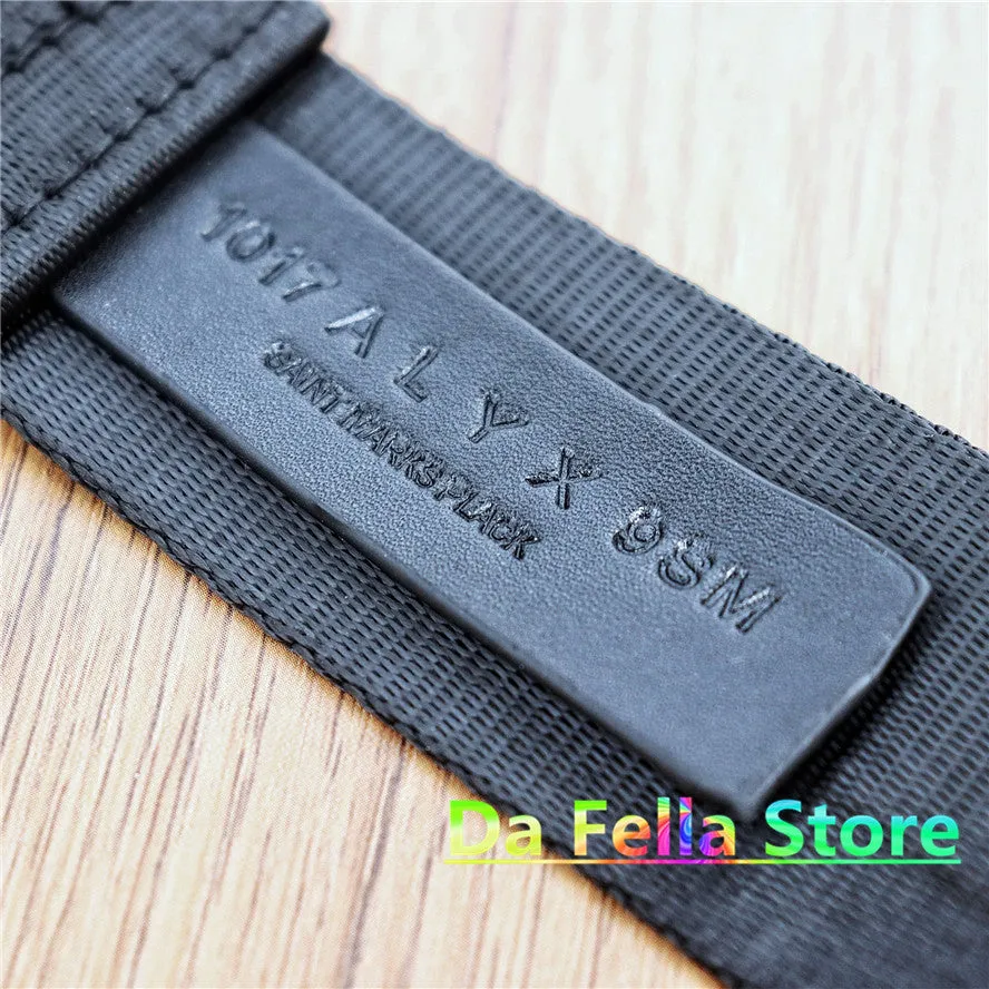 1017 Alyx 9sm Classic Rollercoaster Belt Men Women 1:1 High Quality