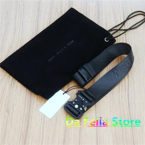 1017 Alyx 9sm Classic Rollercoaster Belt Men Women 1:1 High Quality