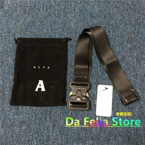 1017 Alyx 9sm Classic Rollercoaster Belt Men Women 1:1 High Quality
