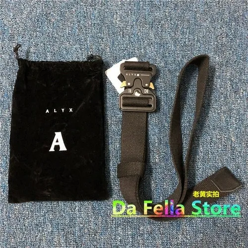 1017 Alyx 9sm Classic Rollercoaster Belt Men Women 1:1 High Quality