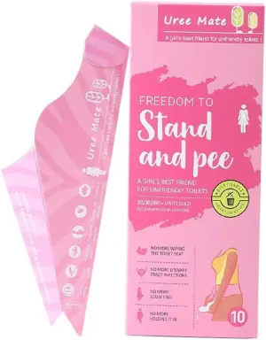 20PC Disposable Pee Funnel for Women, Portable Female Urinal Urination Device, Girl Pee Cup for Standing Up, Pee Funnel for Women Travel, Suitable for Travel, Camping, Hiking, Festivals, and Parties