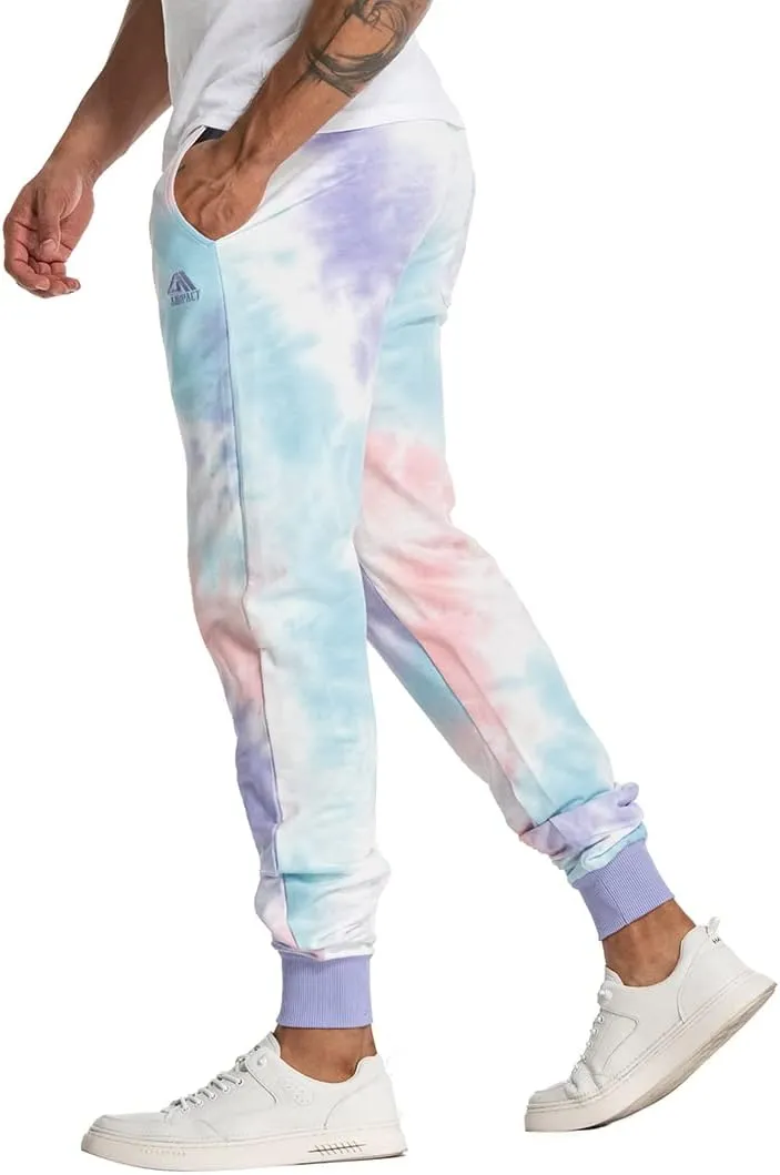 AIMPACT Men's Casual Jogger Sweatpants Tie Dye Running Sweatpants with Pockets