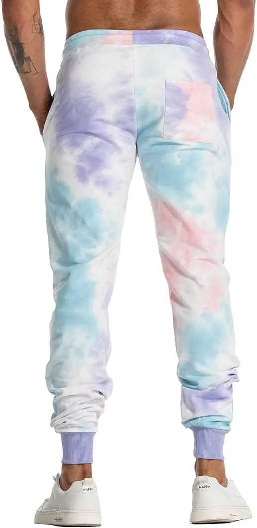 AIMPACT Men's Casual Jogger Sweatpants Tie Dye Running Sweatpants with Pockets