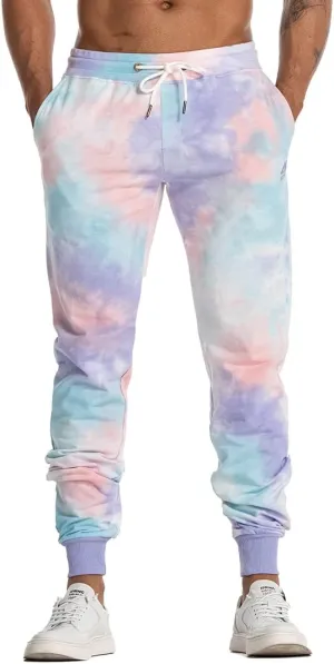 AIMPACT Men's Casual Jogger Sweatpants Tie Dye Running Sweatpants with Pockets