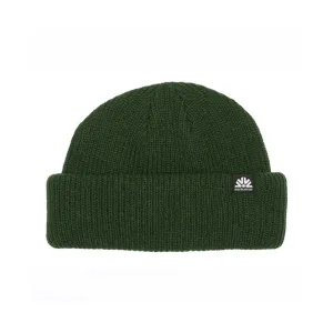 Autumn Double Roll Beanie - Deep Forest