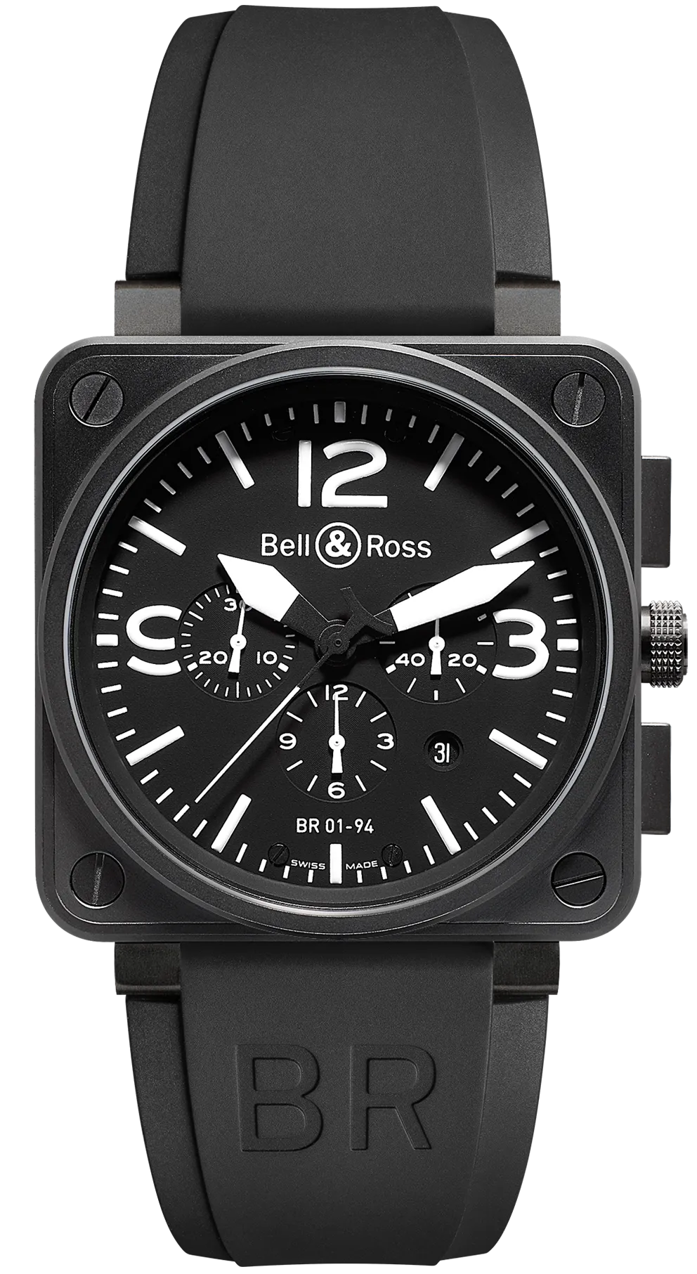 Bell & Ross Watch BR 01 94 Chronograph Black Dial Carbon Finish D