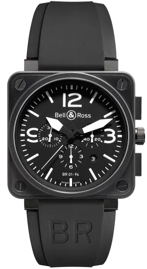 Bell & Ross Watch BR 01 94 Chronograph Black Dial Carbon Finish D