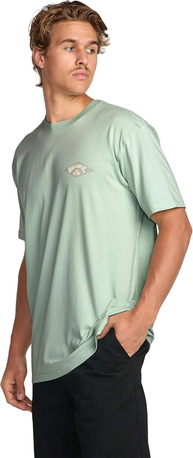 Billabong Men's Diamond Arch Premium Tee Soft Cotton Short Sleeve T-Shirt (S-XXL)