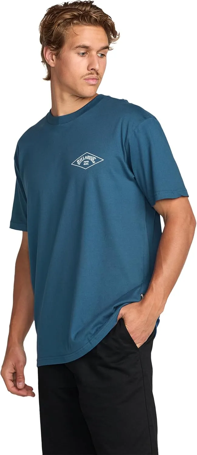 Billabong Men's Diamond Arch Premium Tee Soft Cotton Short Sleeve T-Shirt (S-XXL)