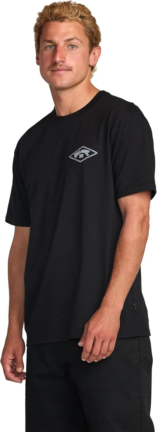 Billabong Men's Diamond Arch Premium Tee Soft Cotton Short Sleeve T-Shirt (S-XXL)