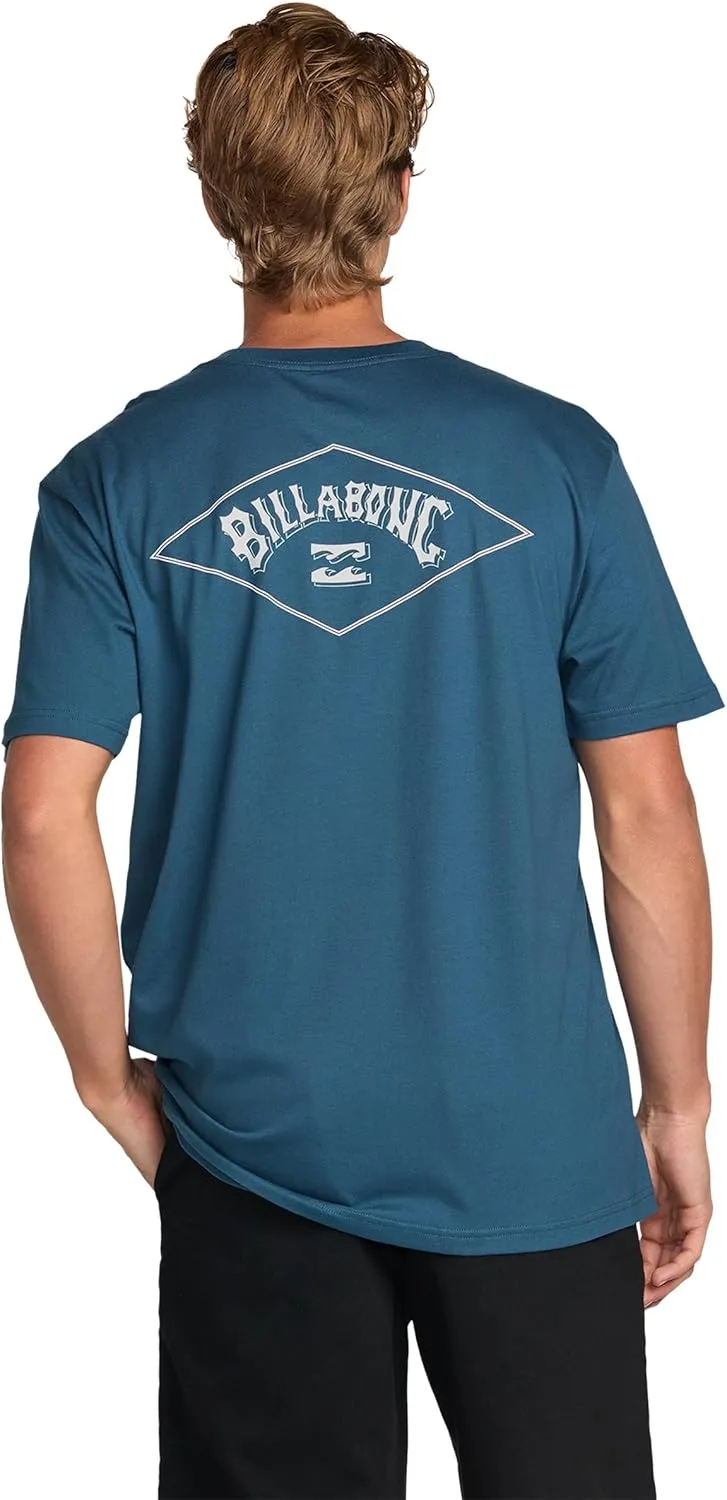 Billabong Men's Diamond Arch Premium Tee Soft Cotton Short Sleeve T-Shirt (S-XXL)