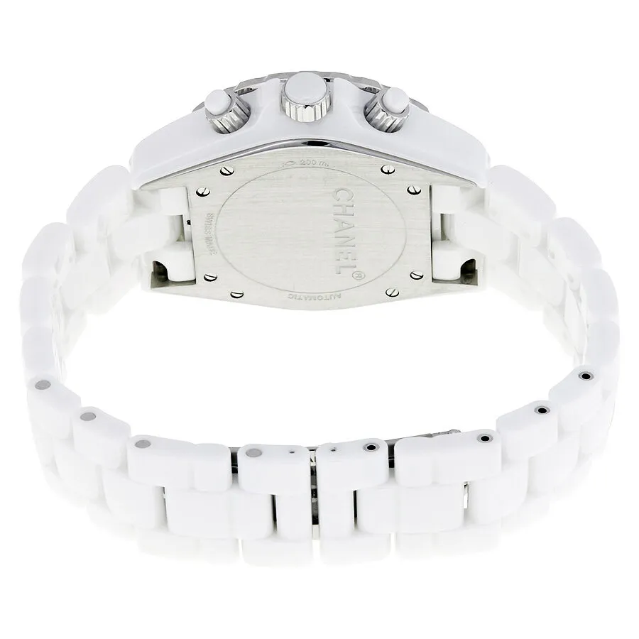 Chanel J12 Chronograph White Ceramic Unisex Watch H1007