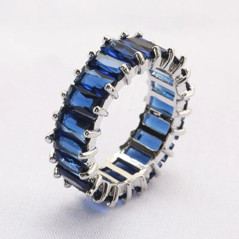 Chicmy-Charm Rhinestone ins Jewelry CZ Gold Lady Rainbow Rings