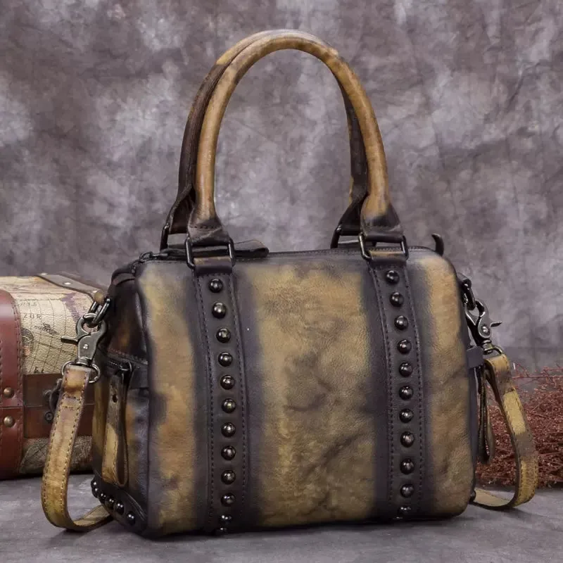 Cool Womens Small Black Shoulder Handbag Leather Crossbody