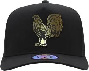 Culiacan El Gallo Black Baseball Cap - Men's Baseball Caps, Mens Caps Adjustable, Black Hats for Men and Women, Men Hats and Caps, Black Snapback Hat - Adjustable Hat