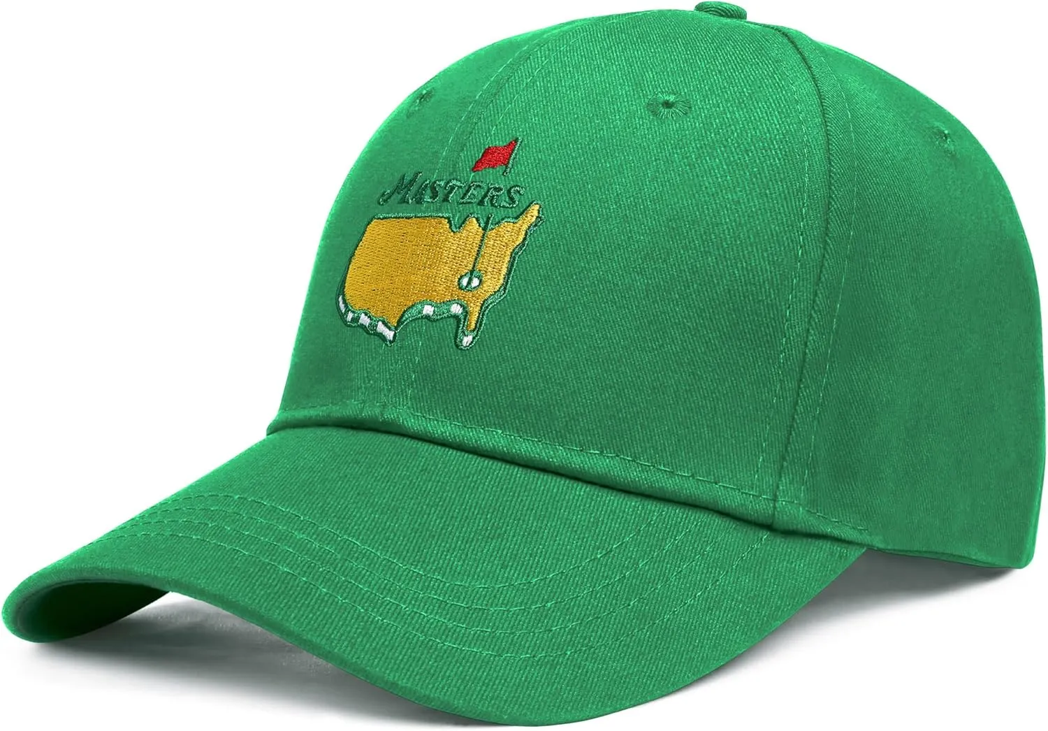 Embroidered Golf Hat for Men Women Green Hat Ball Baseball Cap