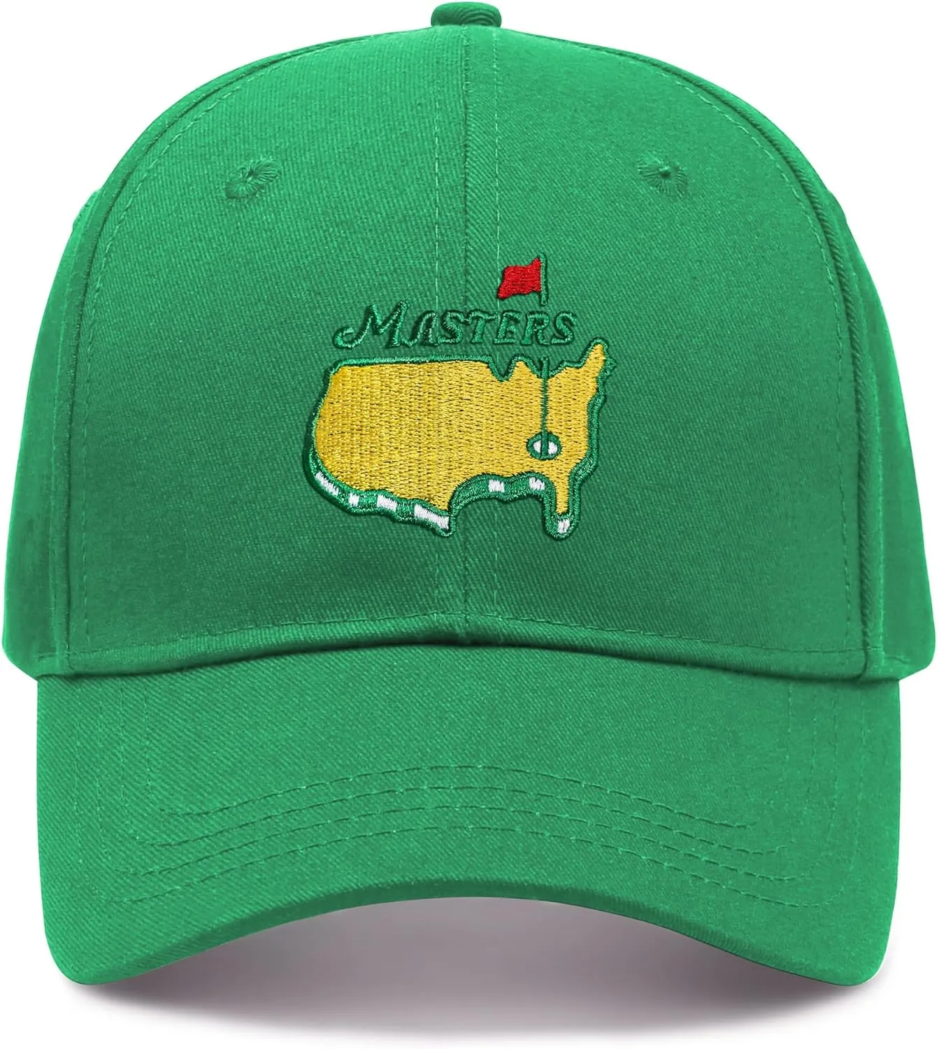 Embroidered Golf Hat for Men Women Green Hat Ball Baseball Cap