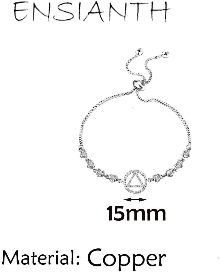 ENSIANTH Sobriety & Recovery Bracelet - AA & NA Gift