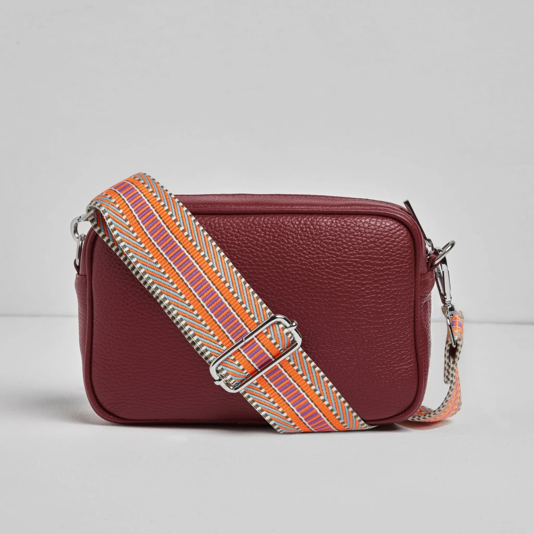 Florence Crossbody Bag in Burgundy
