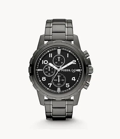 Fossil Dean Chronograph Quartz Black Dial Men's Watch FS4721IE