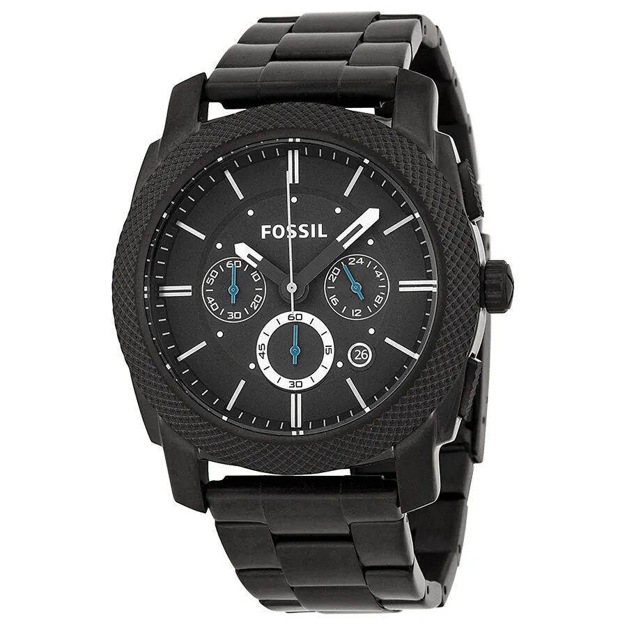 Fossil Machine Chronograph Black Ion-plated Men's Watch FS4552