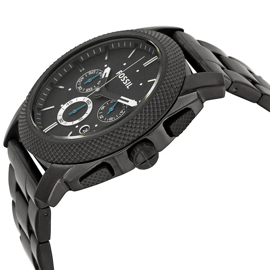 Fossil Machine Chronograph Black Ion-plated Men's Watch FS4552