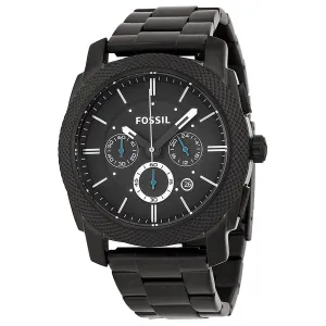 Fossil Machine Chronograph Black Ion-plated Men's Watch FS4552