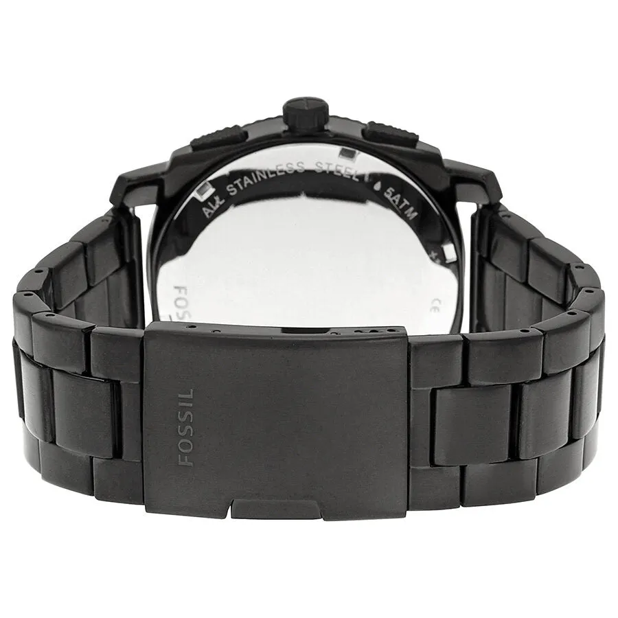 Fossil Machine Chronograph Black Ion-plated Men's Watch FS4552