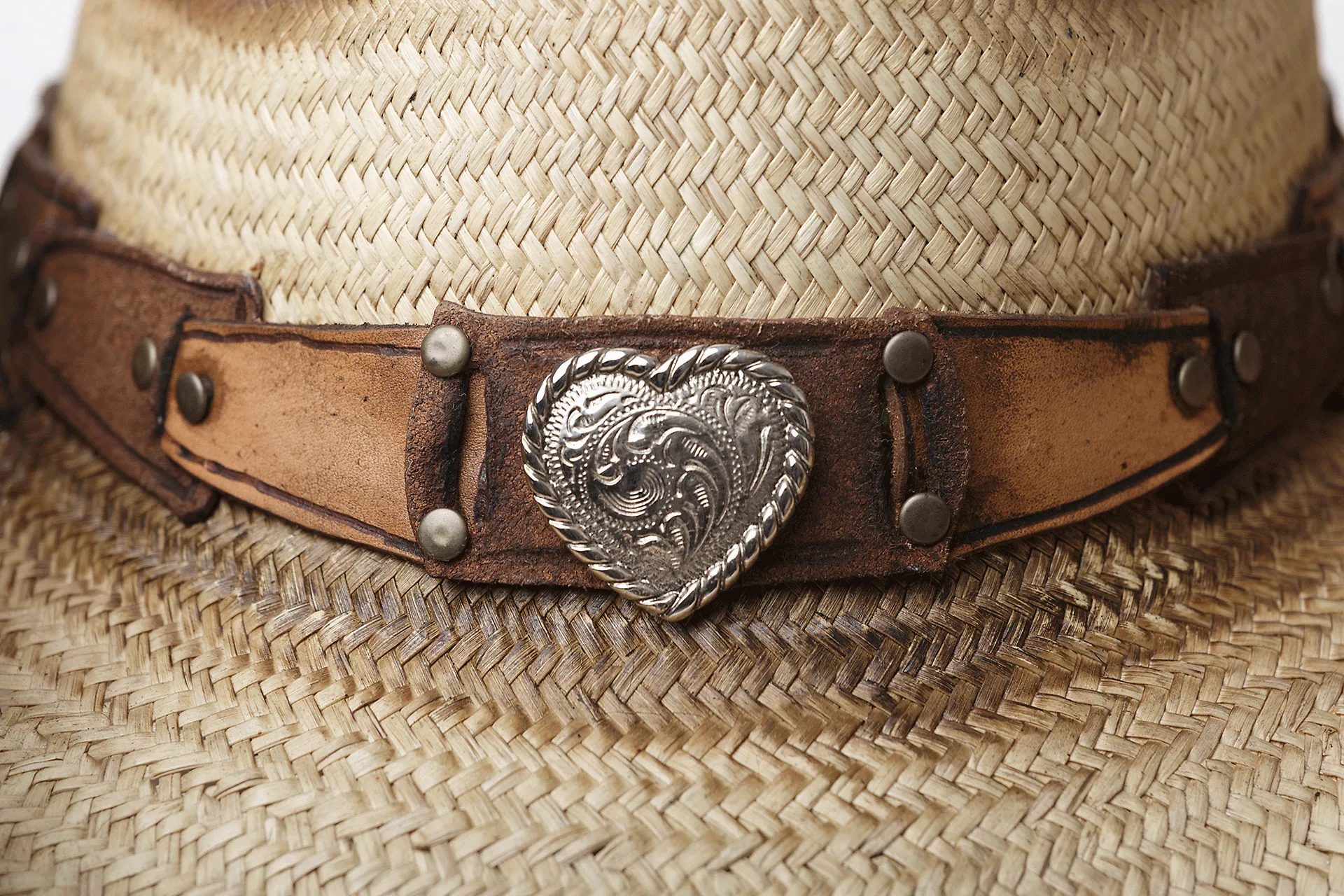 GABRIELLA Biege Straw Cowboy Hat by Austin