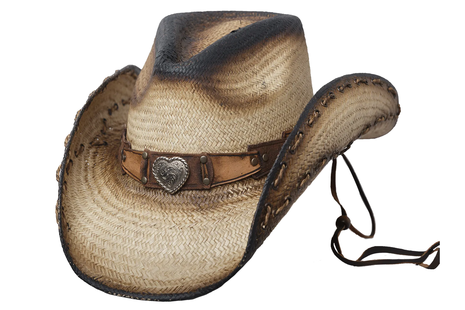 GABRIELLA Biege Straw Cowboy Hat by Austin