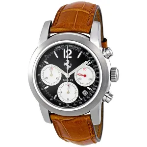 Girard Perregaux Ferrari Chronograph Black Dial Automatic Men's Watch 802800116041