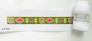 Green Floral Belt Canvas