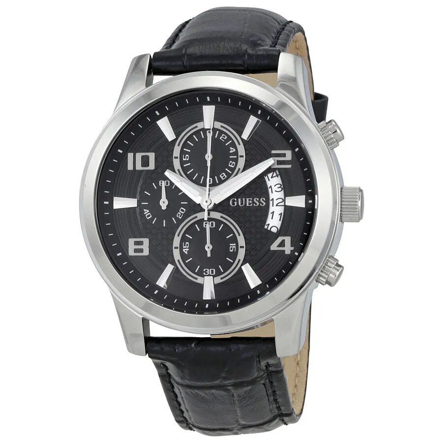 Guess Black Dial Men's Chronograph Watch W0076G1
