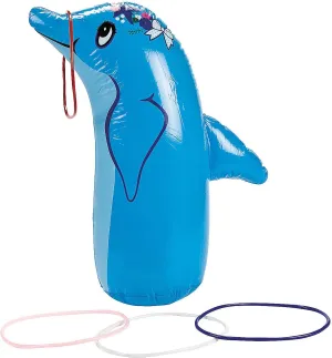 Inflatable Dolphin Ring Toss Game, Vacation Bible School 2024