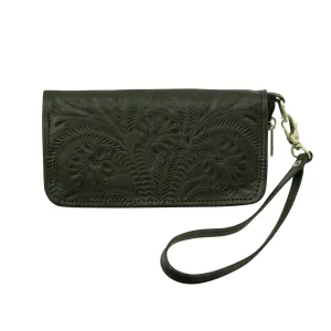 Ladies' Zip-Around Wallets - Black