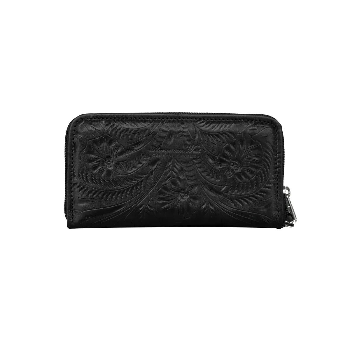 Ladies' Zip-Around Wallets - Black