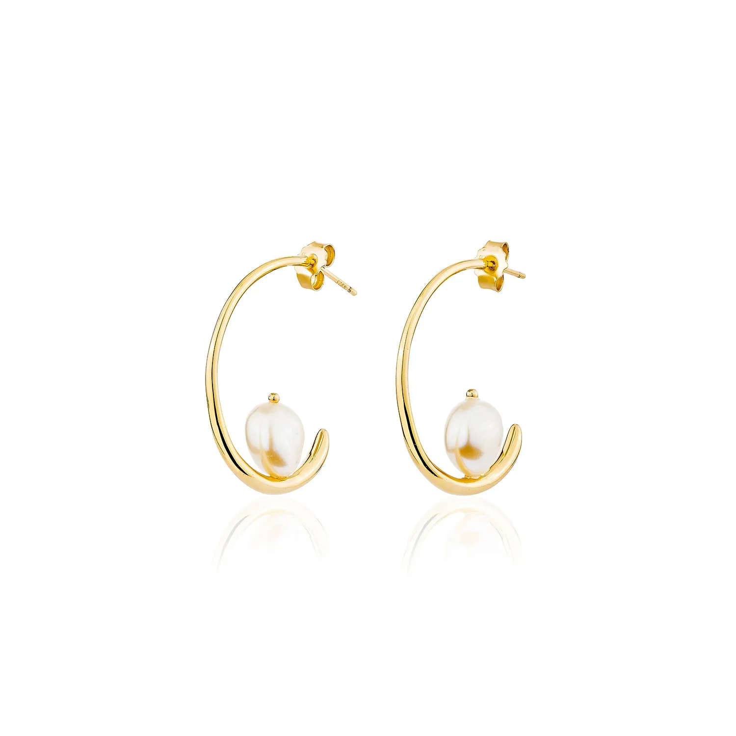 Lana Mini Hoop Earrings - Gold