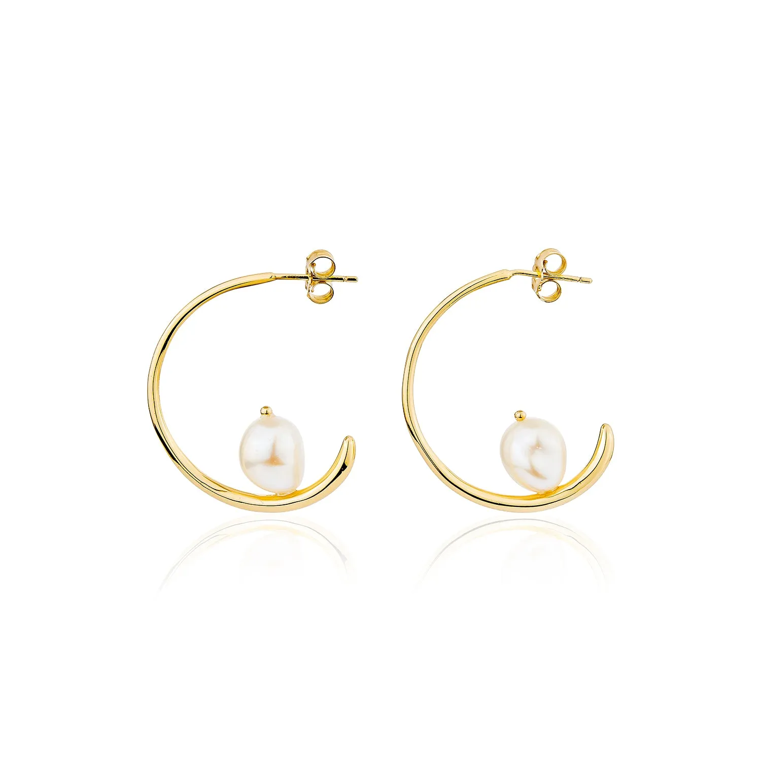 Lana Mini Hoop Earrings - Gold
