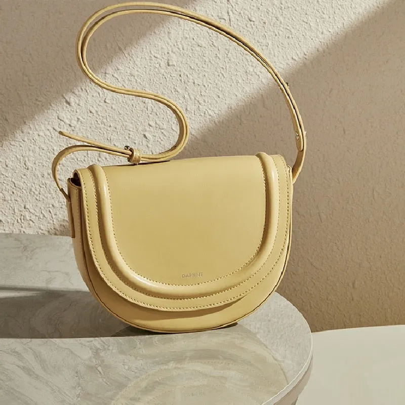 Leather Saddle Bag