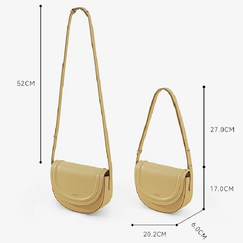 Leather Saddle Bag