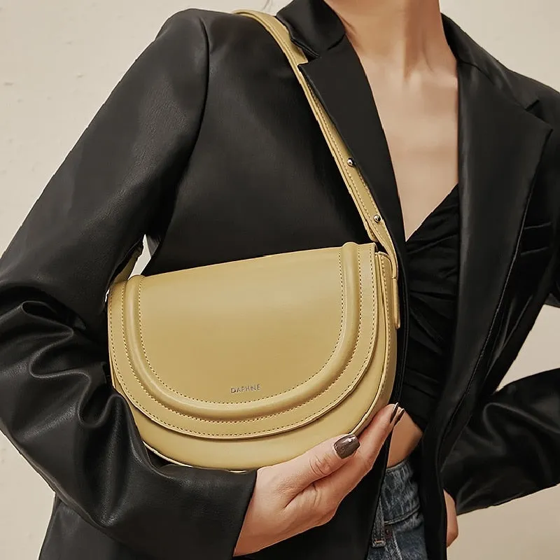 Leather Saddle Bag