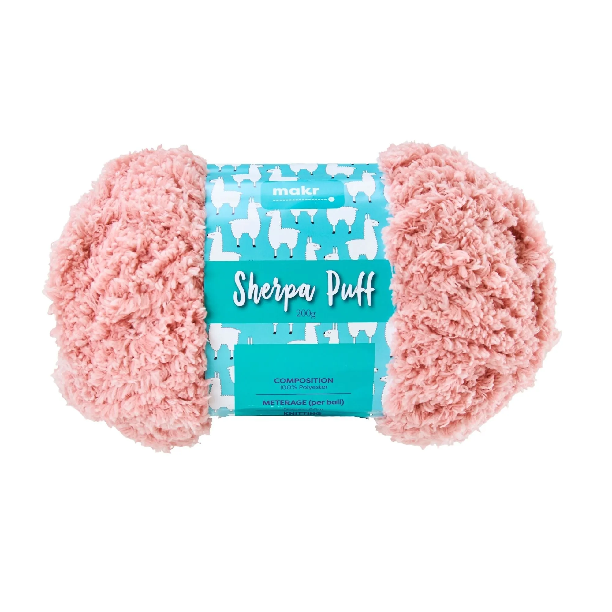 Makr Sherpa Puff Crochet & Knitting Yarn, 200g