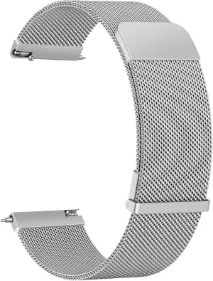 Meliya Metal Watch Bands, 20mm 22mm Quick Release Watch Strap, Stainless Steel Mesh Replacement band for Women Men