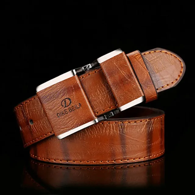 Men's Fashion Smooth Buckle Casual Belt