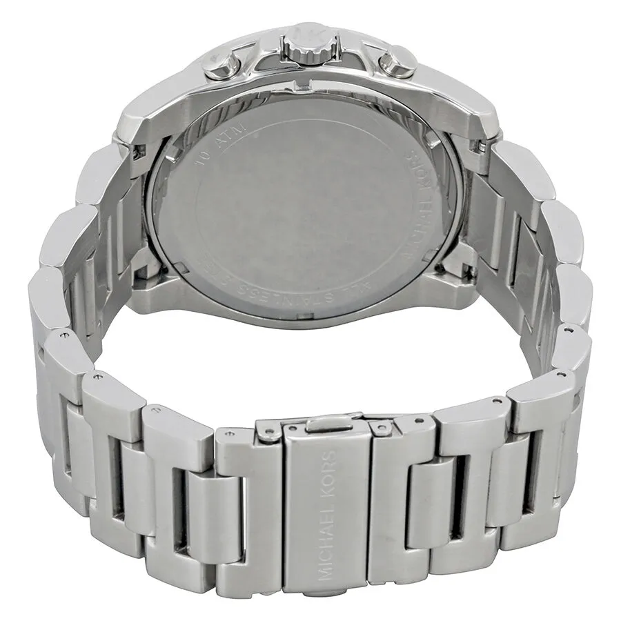 Michael Kors Brecken Silver Dial Men's Chronograph Watch MK8562