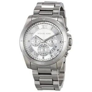 Michael Kors Brecken Silver Dial Men's Chronograph Watch MK8562
