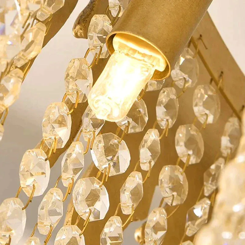 Modern Smart LED crystal Rings Pendant Light - Adjustable, Dimmable Chandelier for Dining and Living Spaces"