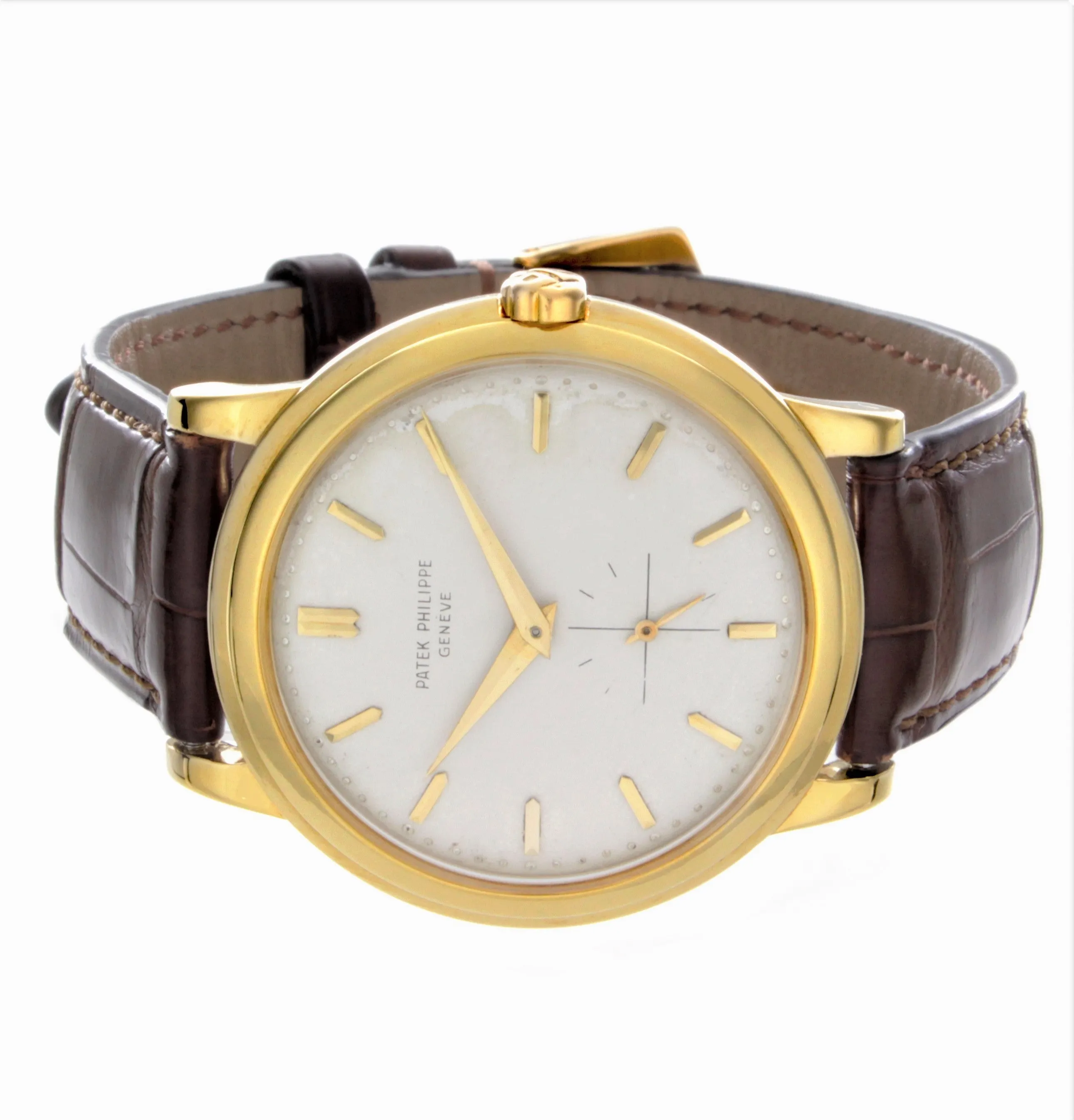 Patek Philippe 2552J Vintage Automatic "Disco Volante" automatic Calatrava 36mm Circa 1956